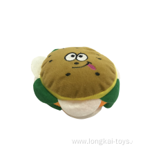 Top Paw Plush Hamburger Dog Toy